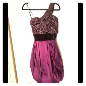 Max and Cleo by BCBG one shoulder dress